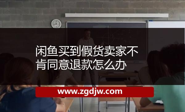 閑魚(yú)買到假貨賣家不肯同意退款怎么辦 