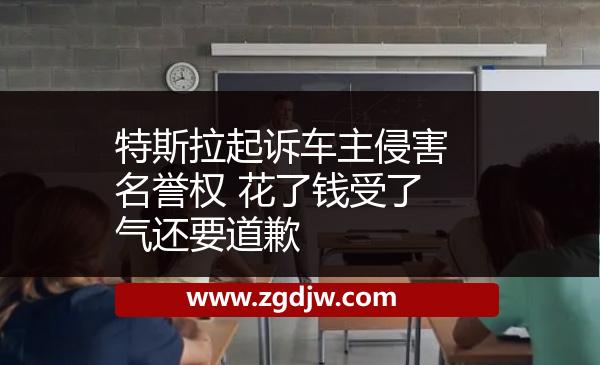 特斯拉起訴車主侵害名譽(yù)權(quán) 花了錢受了氣還要道歉